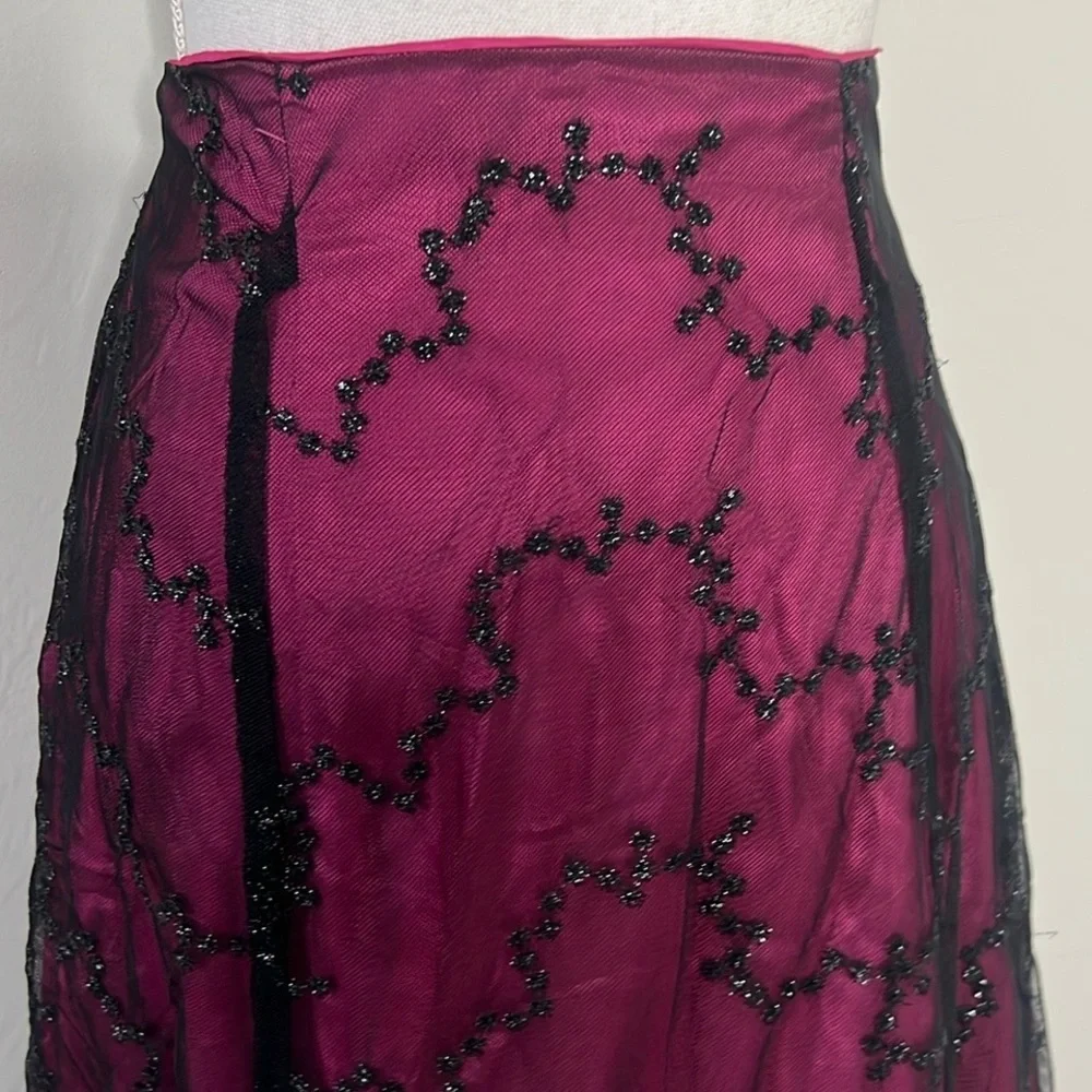 Vintage Formal Prom Maxi Skirt